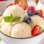 sorvete caseiro cremoso